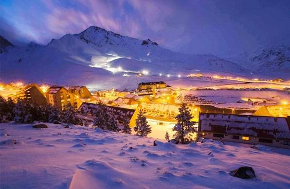 Valle Nevado durante a noite - Valle Nevado/Divulga��o