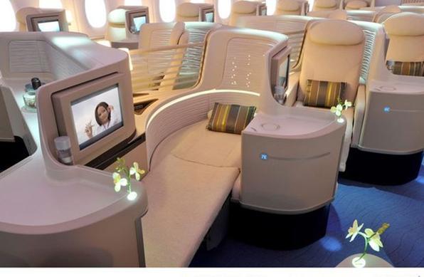 Interior da versão de luxo do A380 - Airbus/Divulgação
