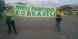 Manifestantes em Brasília