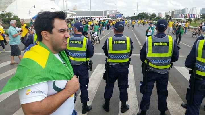 Manifestação em Brasília