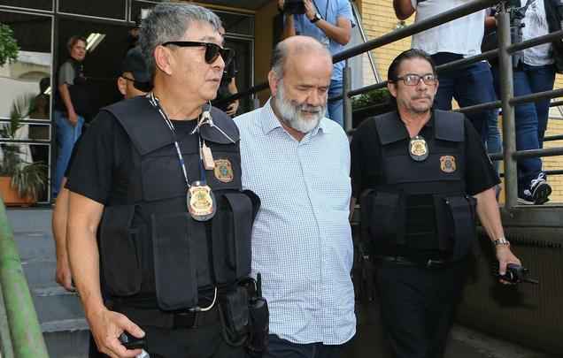O tesoureiro do PT, João Vaccari Neto, compareceu ao IML para realizar exame de corpo delito em Curitiba (PR). Vaccari foi preso pela Polícia Federal em sua casa, em São Paulo, na nova etapa da Lava-Jato