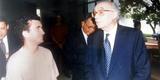 Dia em que o escritor português José Saramago veio a Brasília receber o título de doutor Honoris Causa pela UnB, em 1997. Chiquinho foi apresentado a ele pelo editor Luiz Schwarcz