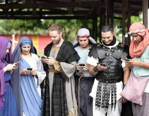 Bastidores da Encenação da Via Sacra de Planaltina