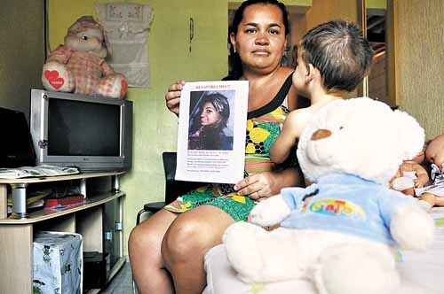 A ferramenta pode ajudar famílias como a de Gildene de Jesus. A filha dela, Beatriz, está desaparecida desde 2010 (Marcelo Ferreira/CB/D.A Press - 111011)