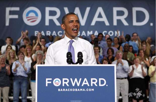 O presidente norte-americano possui intenção de voto de 45%, contra 41% para Romney na Flórida, 47% contra 38% em Ohio e 45% contra 39% na Pensilvânia (Larry Downing/REUTERS)
