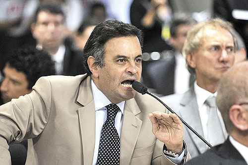 Aécio Neves: após aceitar presidir o partido, luta para que ala paulista seja contemplada (Geraldo Magela/Agência Senado - 17/4/12) Aécio Neves: após aceitar presidir o partido, luta para que ala paulista seja contemplada (Geraldo Magela/Agência Senado - 17/4/12)