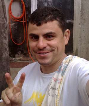 Cabo Osmar Catarino Júnior, da Rotam, levou um tiro nas costas (Orkut/Divulgação)