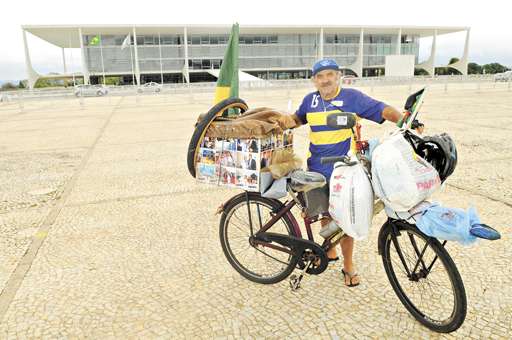 Janilton Ferreira chegou a Brasília na terça: retorno após 10 anos (Janine Moraes/CB/D.A Press)