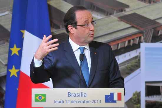 Presidente da França, François Hollande (Breno Fortes/CB) Presidente da França, François Hollande (Breno Fortes/CB)