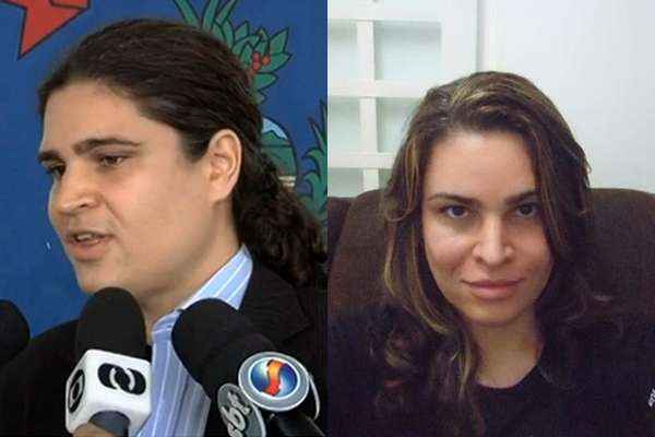 Foto antes e depois mostra a mudança de visual da delegada Laura  ( DM/Reprodução
 Reprodução/Facebook )