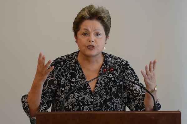 Dilma: eu repudio completamente o uso da violência em manifestações (Antônio Cruz/Agência Brasil)