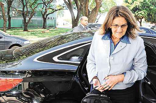 Graça Foster corre o risco de ter os bens bloqueados pelo TCU (Janine Moraes/CB/D.A Press - 23/10/13)
