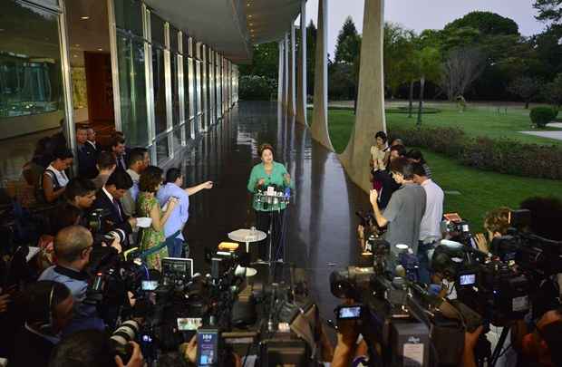 Dilma Rousseff no Palácio da Alvorada: 'Ninguém consegue fazer um governo efetivo com quatro anos' (Daniel Ferreira/CB/D.A Press)