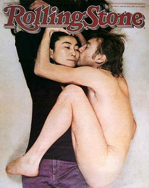 Yoko e Lennon na capa da Rolling Stone de1981 (Reprodução/Internet)