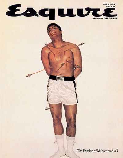 Muhammad Ali  na capa da revista americana Esquire (Reprodução/Internet)