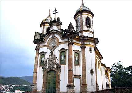 A Igreja de São Francisco de Assis da Penitência, em estilo Rococó, foi construída em 1766