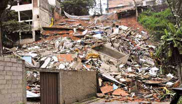 O desabamento de um prédio em Belo Horizonte resultou na morte de um homem: em todo o estado, 46 cidades decretaram situação de emergência