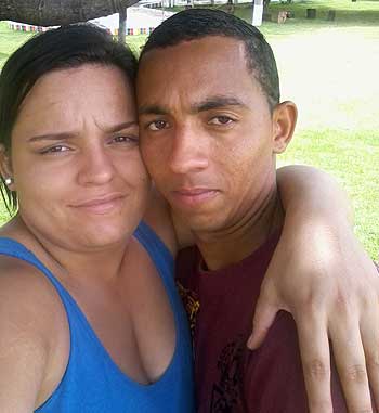 Casal Stephany Evangelista de Freitas e Deividson Rosa do Carmo, de 26 anos