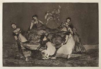 A loucura humana foi tema de Francisco de Goya na gravura