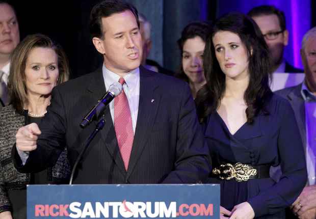 Decepção: eleitores democratas votaram deliberadamente no conservador Santorum, com o intuito de favorecer o presidente Obama