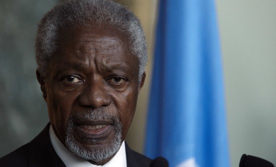 Kofi Annan enviará representantes da ONU à Damasco para falar de uma missão de mediação.