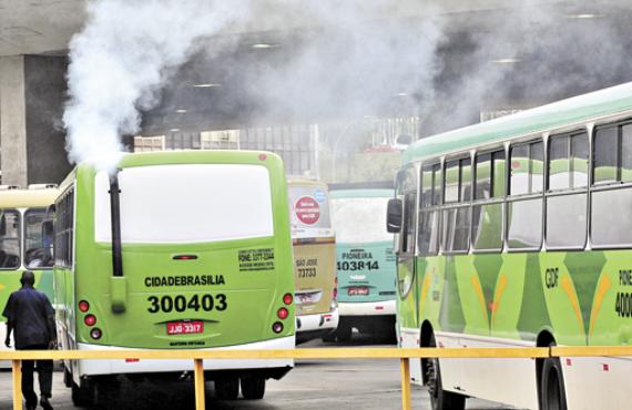 A Rodoviária do Plano Piloto é o local que atualmente registra a segunda pior taxa da capital: fumaça incomoda passageiros