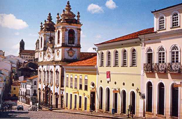 O Pelourinho: famoso ponto turístico de Salvador é passagem obrigatória das pessoas que visitam a cidade