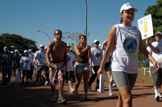 Caminhada no Parque da Cidade lembra o Dia Mundial sem Tabaco