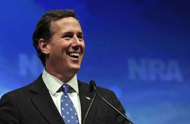 Santorum venceu em 11 estados nas primárias republicanas, mas se retirou da corrida presidencial devido ao grande sucesso de Mitt Romney