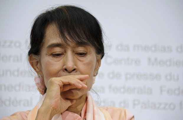 A líder opositora de Mianmar, Aung San Suu Kyi, está em uma série de viagens pela Europa