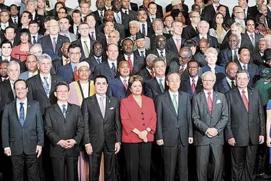 A presidente Dilma Rousseff e os chefes de Estado chegaram ontem ao Rio de Janeiro. Para ela, 