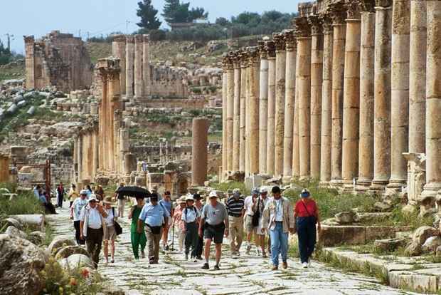 Ruínas em Jerash