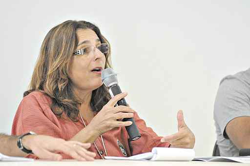 Márcia Abrahão tratou de temas como autonomia e terceirização