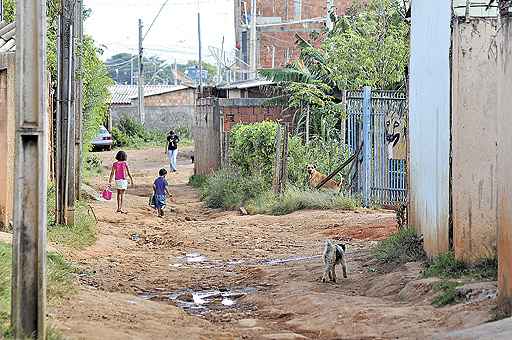 Sol Nascente, em Ceilândia: de cada quatro famílias que foram incluídas no cadastro, uma mora na comunidade carente