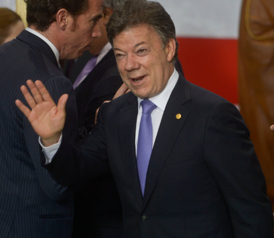 Presidente colombiano Juan manuel Santos