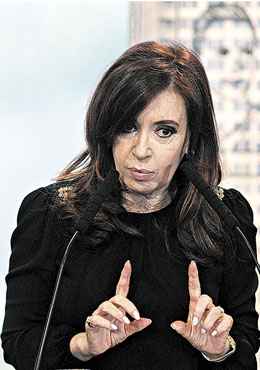 Cristina Kirchner: medidas visam garantir as compras de energia