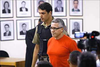 Marcos Aparecido, o Bola, é acusado de ser o executor de Eliza Samudio