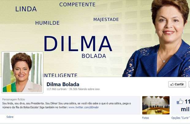 Conta da Dilma Bolada no Facebook: perfil já foi 