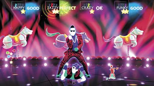 No Just Dance 4, da Ubisoft, o jogador pode dançar o hit 'Gangnam Style', do rapper sul-coreano Psy