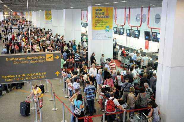 Movimentação no Aeroporto Internacional de Brasília Juscelino Kubitschek