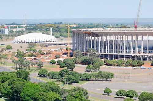 Estádio Nacional Mané Garrincha: R$ 444,3 milhões estão reservados para a conclusão das obras