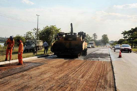 W3 e L4 sul, os eixinhos, a Estrada Parque Guará (EPGU) e a Via Elmo Serejo, em Taguatinga já foram recapeadas