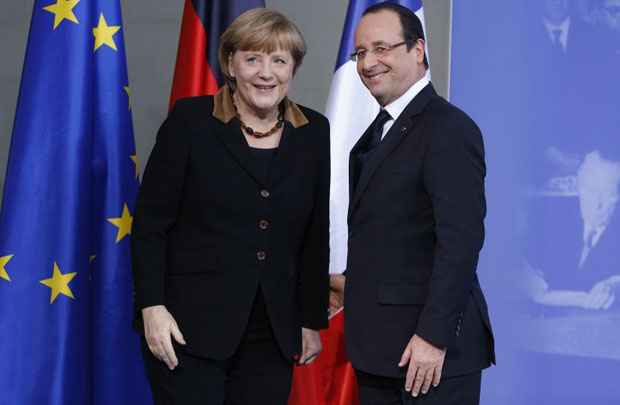 Merkel e Hollande também devem assistir juntos o jogo entre as seleções alemã e francesa de futebol