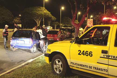 Blitz do BPTran: condutores estão mais conscientes, mas lei seca ainda flagra um motorista a cada duas horas