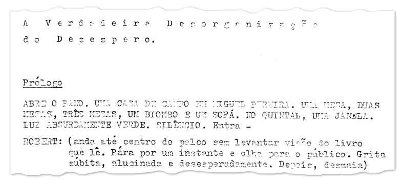 Correio teve acesso a <i>A verdadeira desorganização do desespero</i>, material escrito no ano em que o cantor adotava o nome Russo