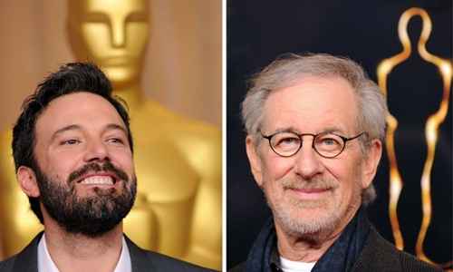 O iniciante Ben Affleck e  veterano Steven Spielberg, diretores de Argo e Lincoln,respectivamente