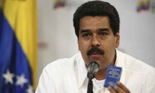 O vice-presidente venezuelano Nicolás Maduro, sucessor de Chávez