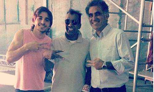 Fiuk, Jorge Ben Jor e André Dias