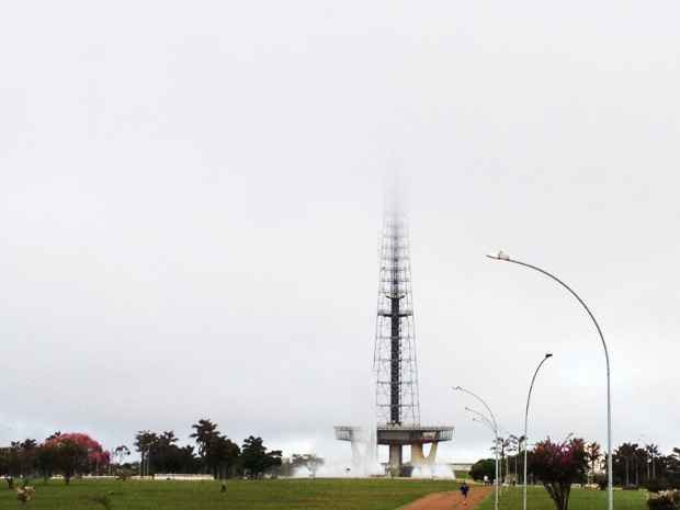 Há muita neblina na zona central da capital