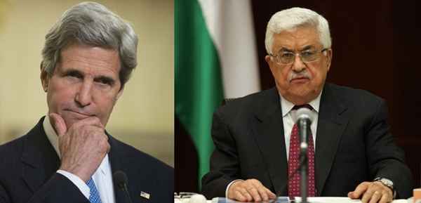 Secretário John Kerry e presidente palestino Abbas devem se encontrar no domingo